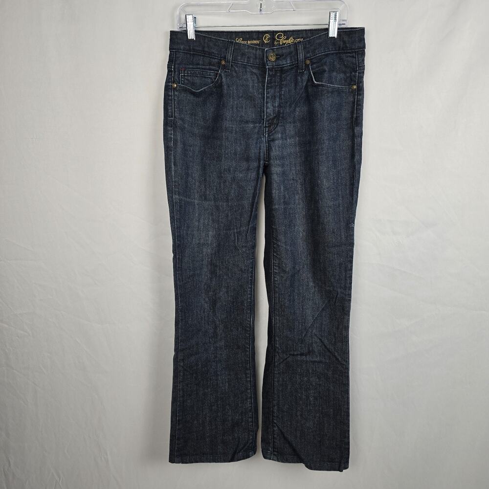 CJ by Cookie Johnson Grace Bootcut Jeans Women's 29 Blue Dark Wash